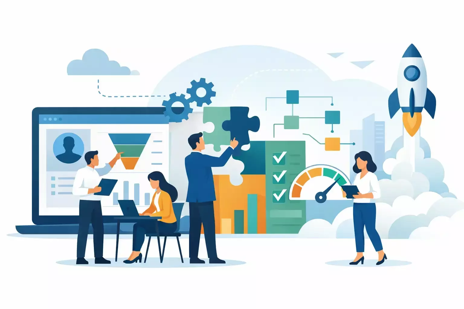 Implantação Zoho CRM sem travar a operação