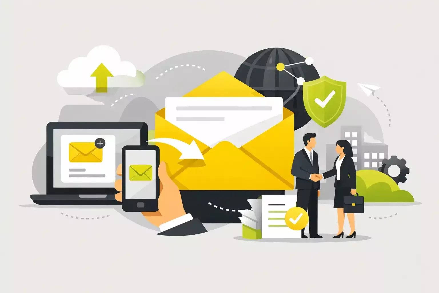 Melhores soluções de e-mail empresarial B2B