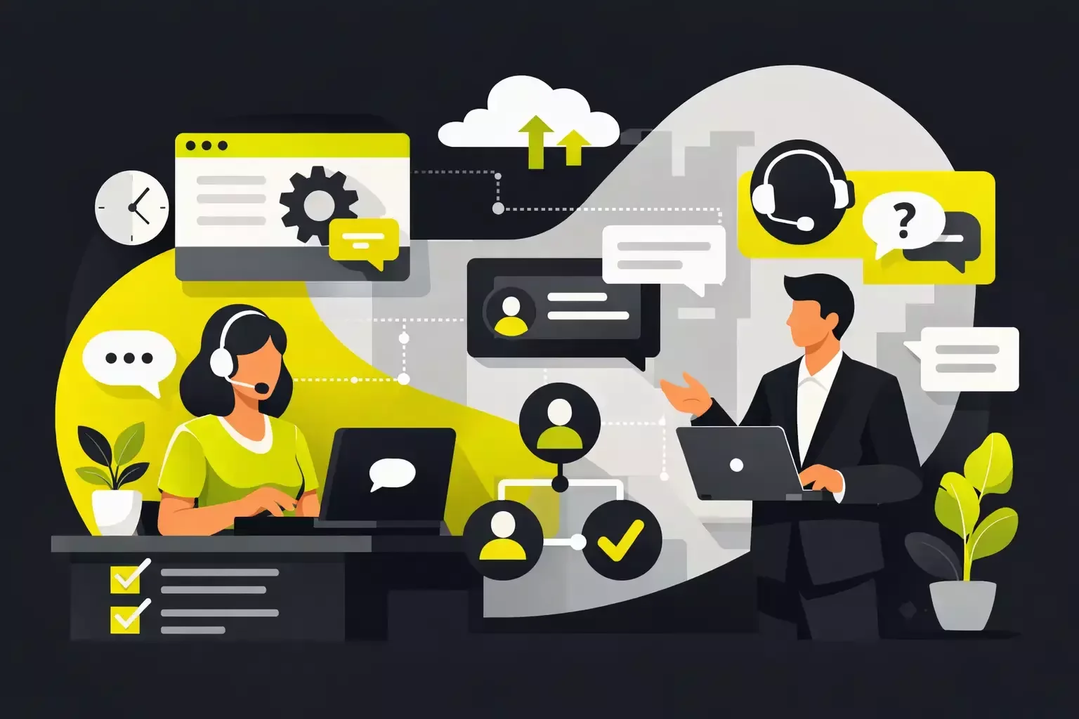 Software help desk B2B para atendimento escalável