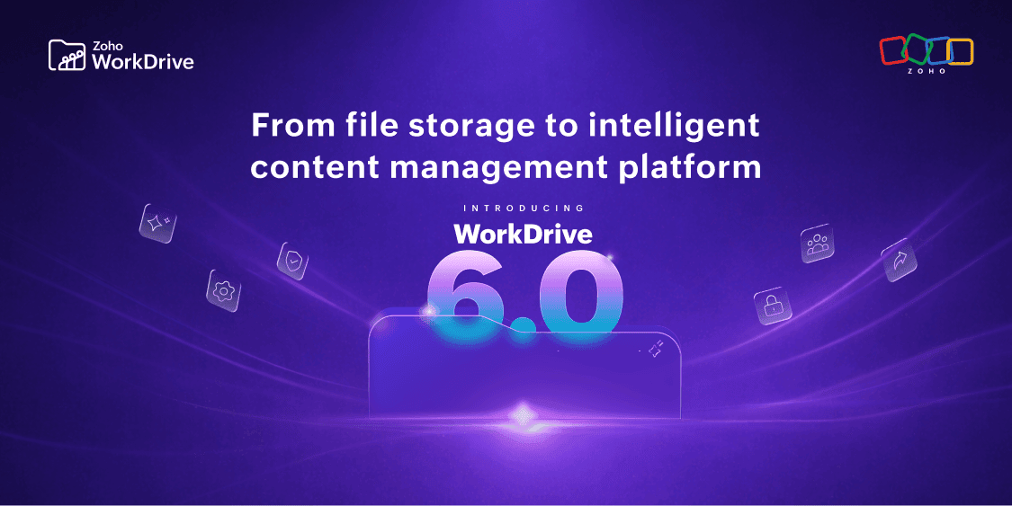 Zoho WorkDrive - veja as 19 novas funcionalidades na nova versão 6.0